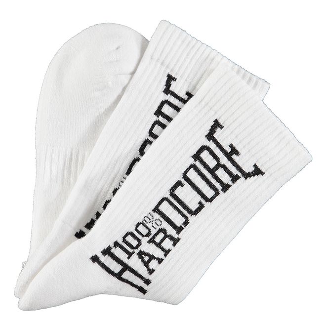 Afbeelding van 100% Hardcore Sport Sokken White