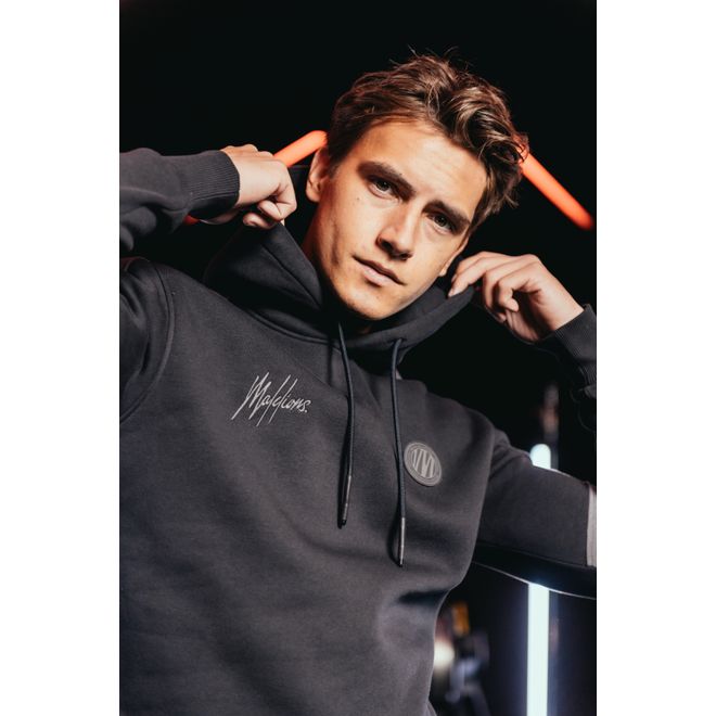 Afbeelding van Malelions Sport Leader Hoodie Black Antra
