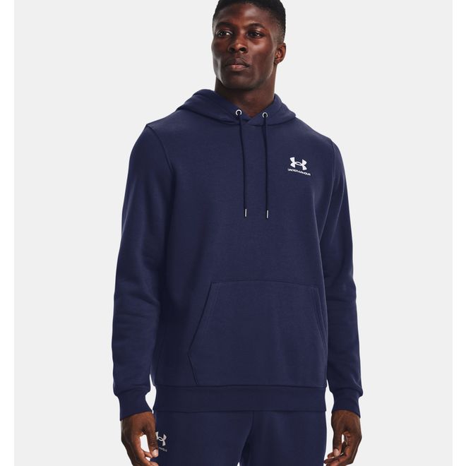 Afbeelding van Under Armour Herenhoodie Essential Fleece Navy