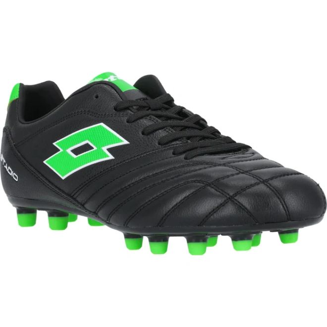 Afbeelding van Lotto Stadio 300 III Voetbalschoen FG Black Spring Green