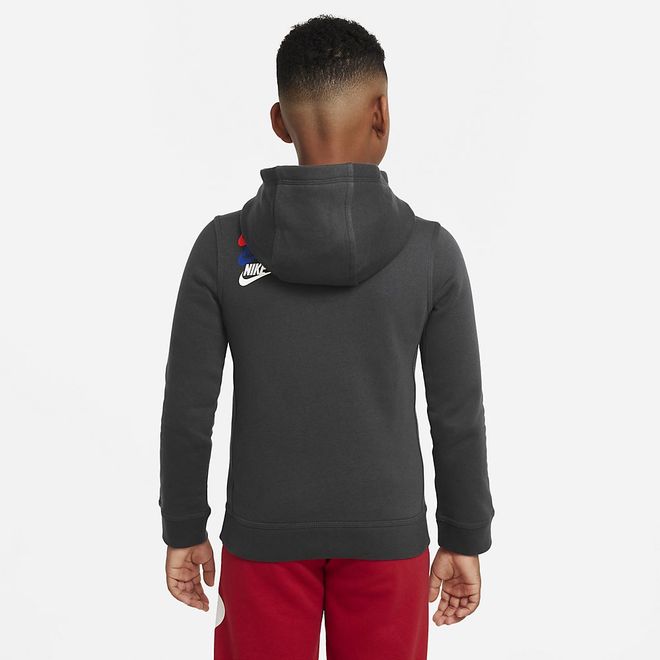 Afbeelding van Nike Sportswear Standard Issue Fleecehoodie Kids Dark Smoke Grey