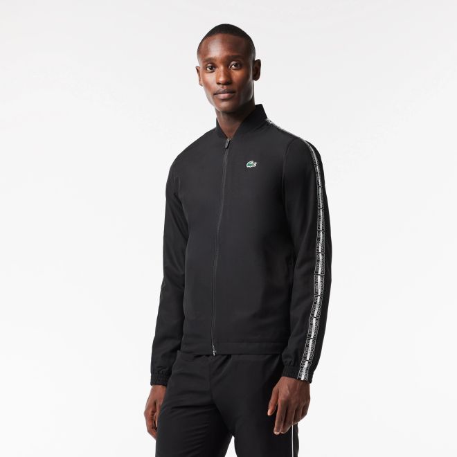 Afbeelding van Lacoste Trainingspak Gerecyclede Stof Black