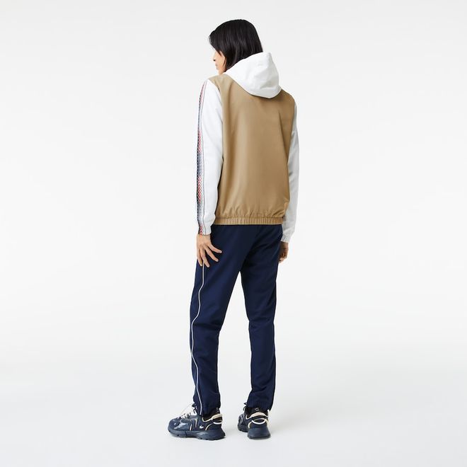 Afbeelding van Lacoste Trainingspak Beige Wit