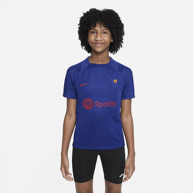 Afbeelding van FC Barcelona Strike Nike Dri-FIT Voetbaltop Kids Deep Royal Blue