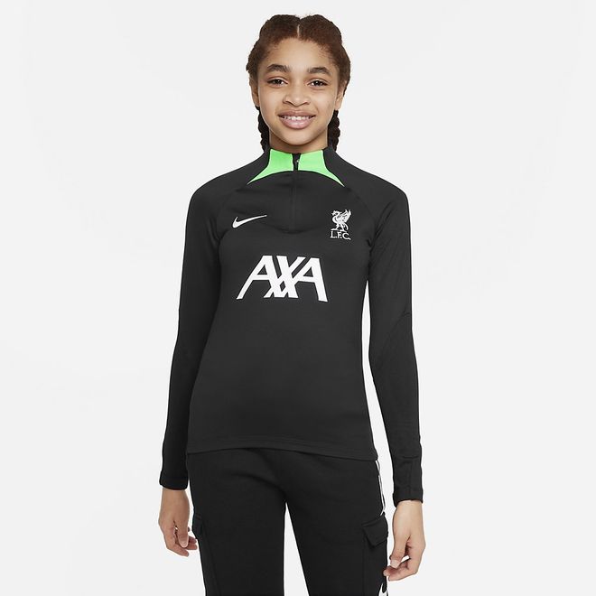 Afbeelding van Liverpool FC Strike Nike Dri-FIT Knit Voetbaltrainingstop Kids Black