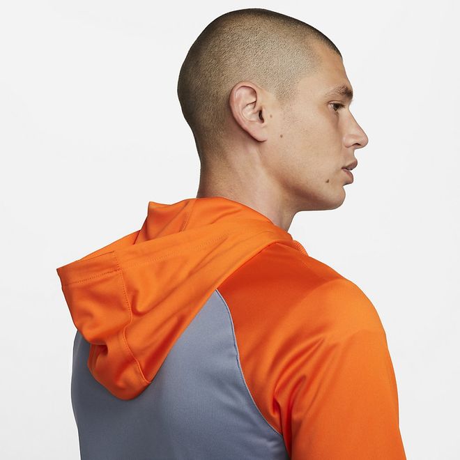 Afbeelding van Inter Milan Strike Nike Dri-FIT Knit Voetbaltrainingspak met Capuchon Ashen Slate Safety Orange