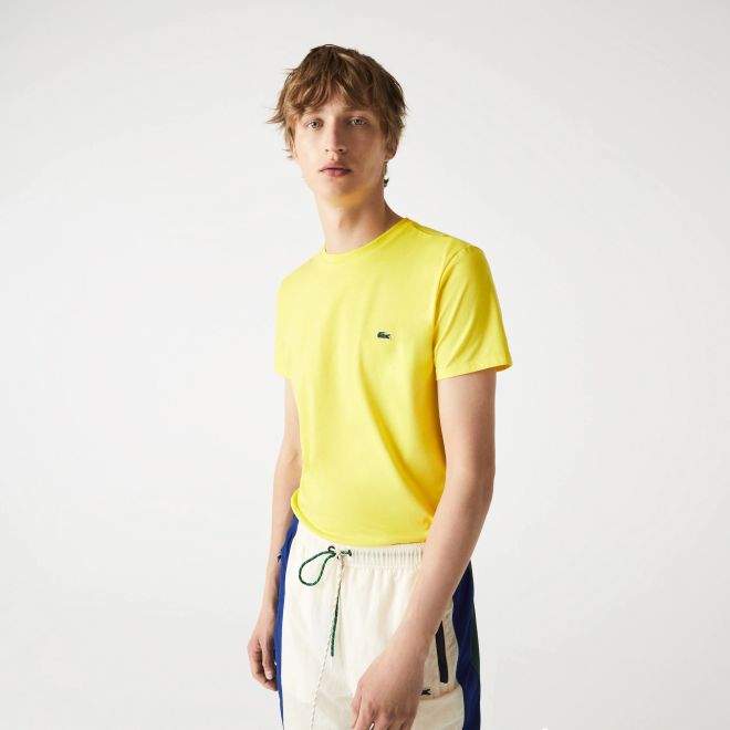 Afbeelding van Lacoste T-shirt met Ronde Hals Yelllow