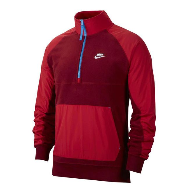 Afbeelding van Nike Sportswear Zipper Shirt Team Red