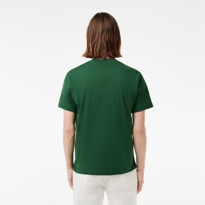 Afbeelding van Lacoste T-shirt Katoen met Ronde Hals 132 Green