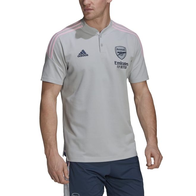 Afbeelding van Arsenal Condivo 22 Polo Set Clear Onix
