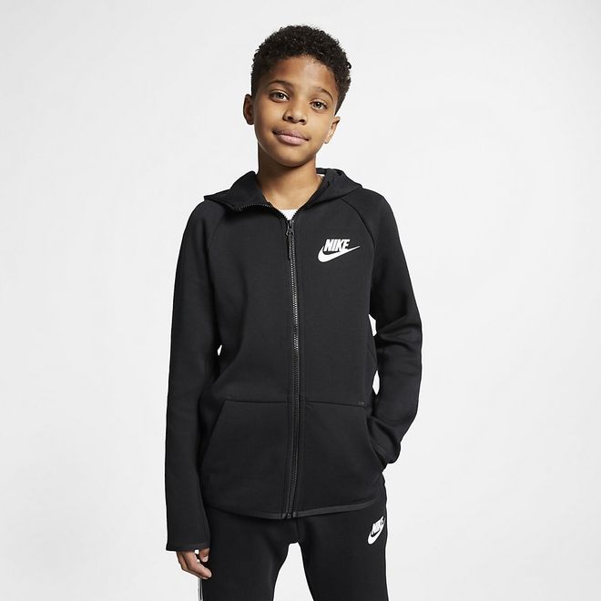 Afbeelding van Nike Sportswear Tech Fleece Black Kids