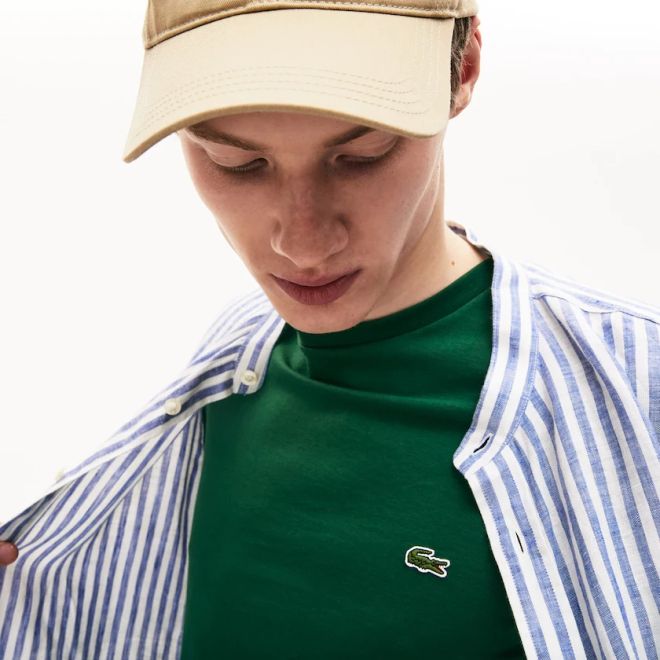 Afbeelding van Lacoste T-shirt met Ronde Hals Groen