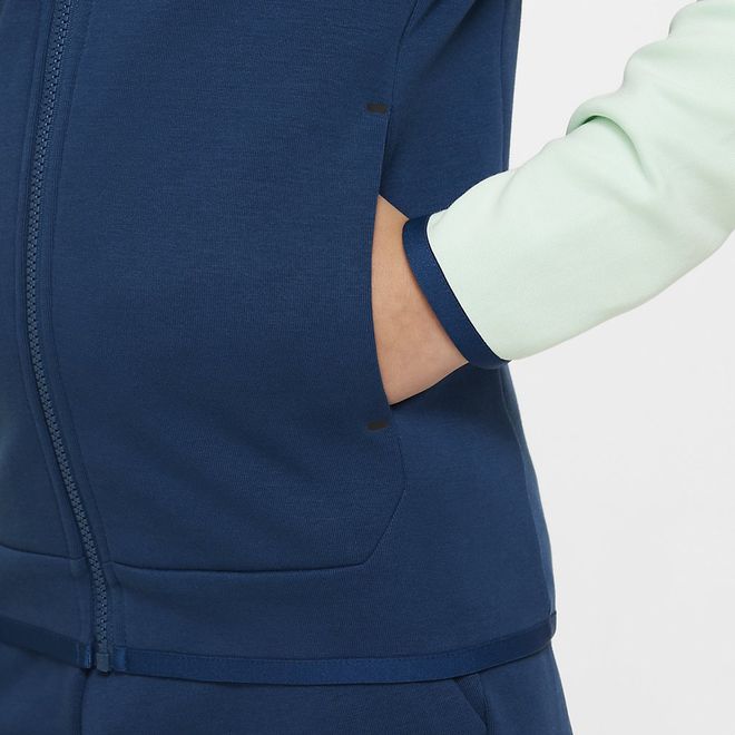 Afbeelding van Nike Sportswear Tech Fleece Hoodie Kids Valerian Blue
