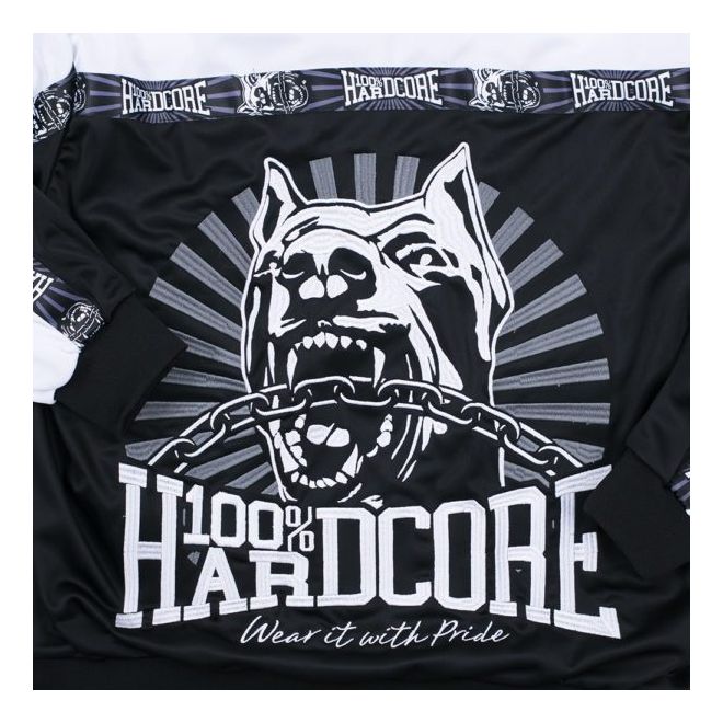 Afbeelding van 100% Hardcore Trainingsjack Classic Black White