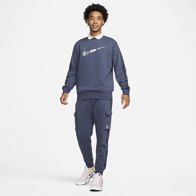 Afbeelding van Nike Sportswear Repeat Fleece Cargobroek Thunder Blue