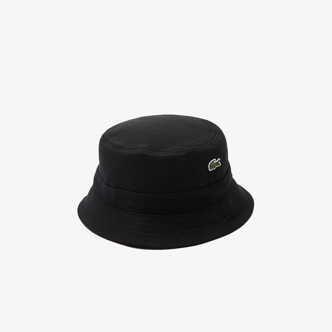 Afbeelding van Lacoste Organic Cotton Bob Hat Black