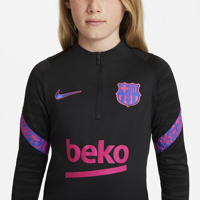 Afbeelding van FC Barcelona Dri-FIT Strike Set Kids Balck Hyper Royal