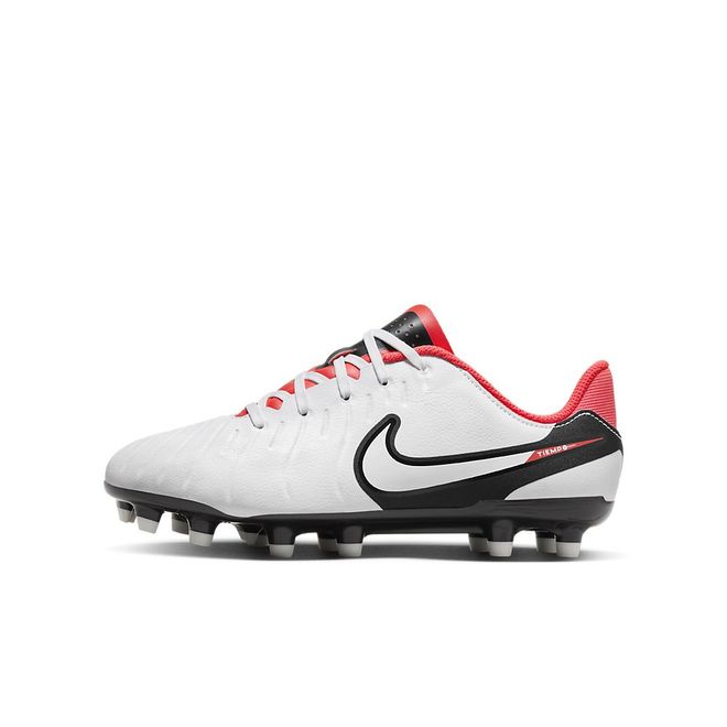 Afbeelding van Nike Tiempo Legend 10 Academy FG Kids White Bright Crimson