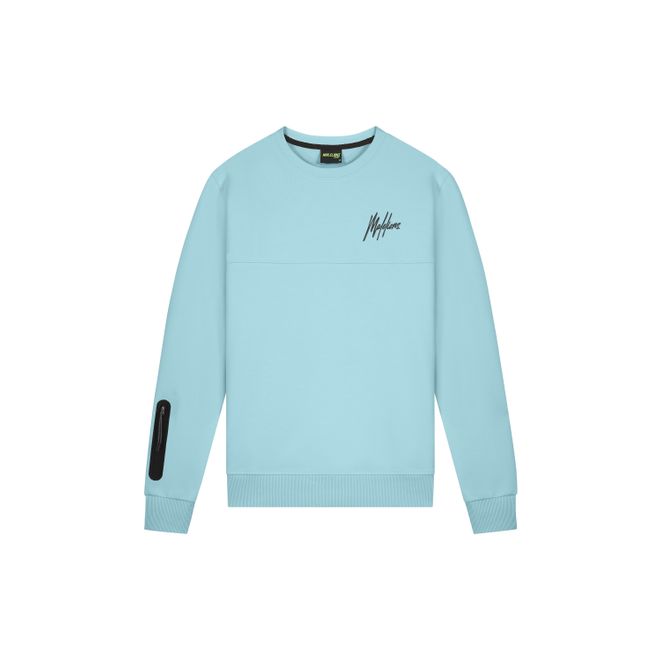 Afbeelding van Malelions Sport Counter Crewneck Light Blue