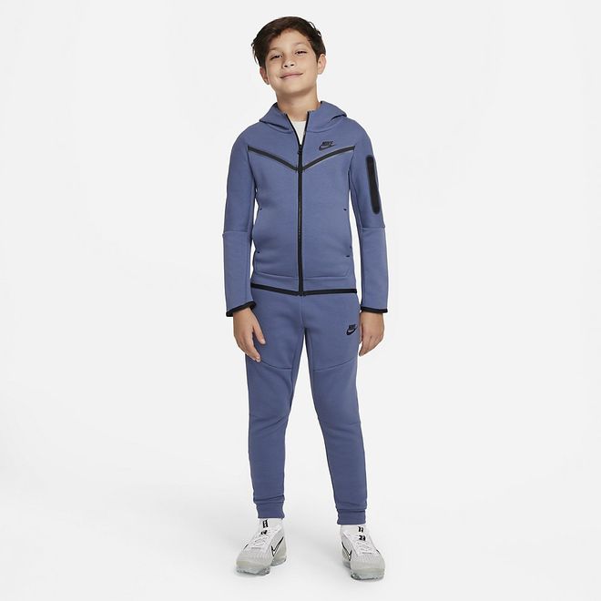 Afbeelding van Nike Sportswear Tech Fleece Hoodie Kids Diffused Blue