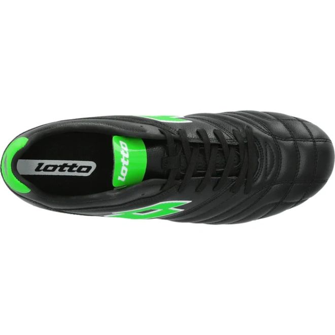 Afbeelding van Lotto Stadio 300 III Voetbalschoen FG Black Spring Green