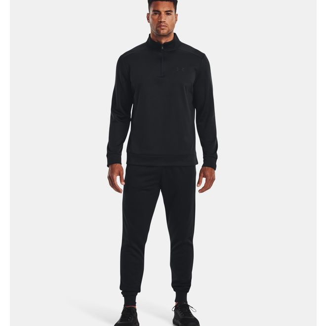 Afbeelding van Under Armour Fleece met korte rits voor heren Black