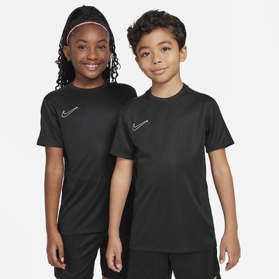 Foto van Nike Dri-FIT Academy23 Shirt Kids Black Metallic Gold