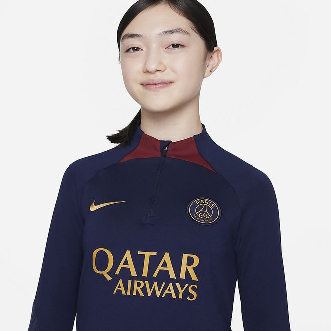Afbeelding van Paris Saint-Germain Strike Dri-FIT Voetbaltrainingstop Kids Blackened Blue