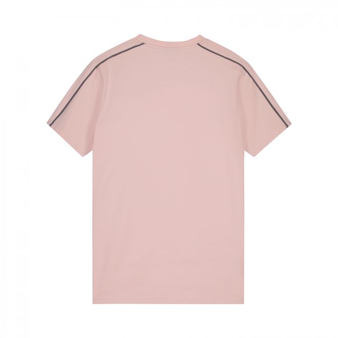 Afbeelding van Malelions Sport Coach T-Shirt + Short Set Pink Matt Grey