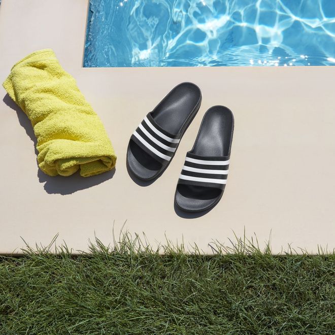 Afbeelding van Adidas Adilette Aqua Slippers Black White