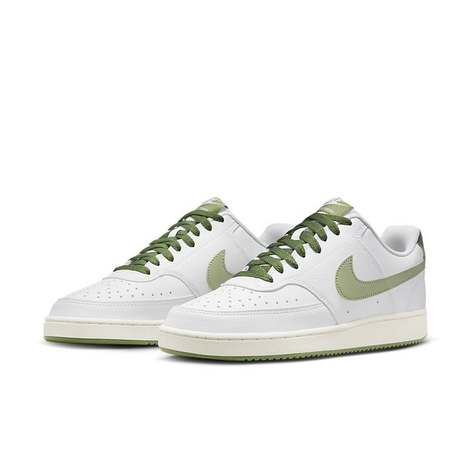 Afbeelding van Nike Court Vision Low White Oil Green
