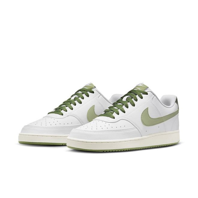 Afbeelding van Nike Court Vision Low White Oil Green