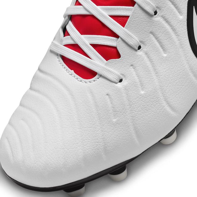 Afbeelding van Nike Tiempo Legend 10 Academy FG Kids White Bright Crimson