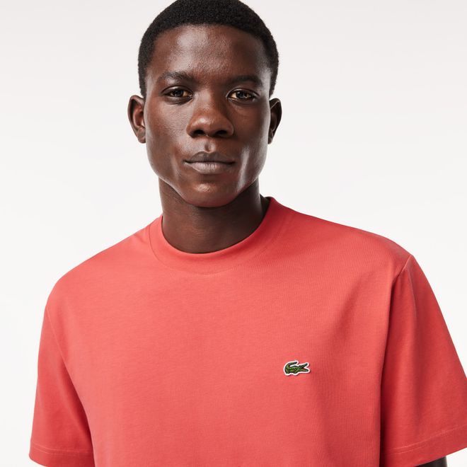 Afbeelding van Lacoste T-shirt Katoen met Ronde Hals ZV9 Sierra Red