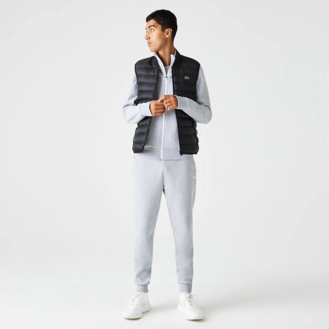 Afbeelding van Lacoste bodywarmer heren gewatteerd waterafstotend Zwart