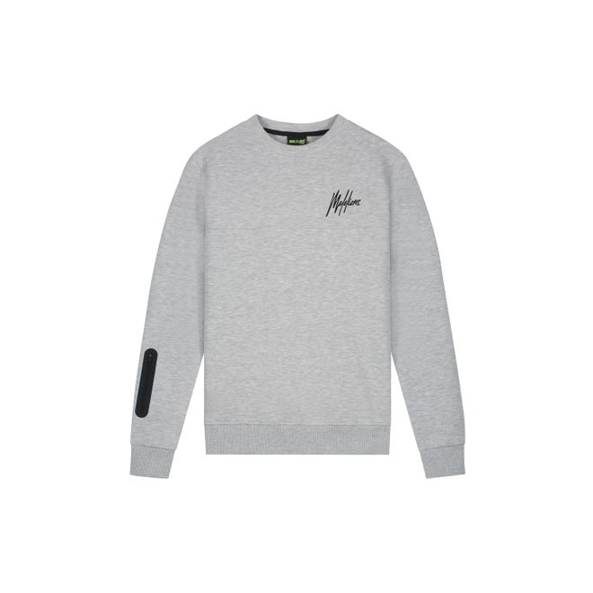 Afbeelding van Malelions Sport Counter Crewneck Grey Melange