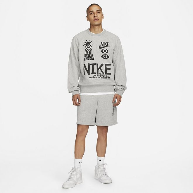 Afbeelding van Nike Sportswear Fleeceshort Short Dark Grey Heather