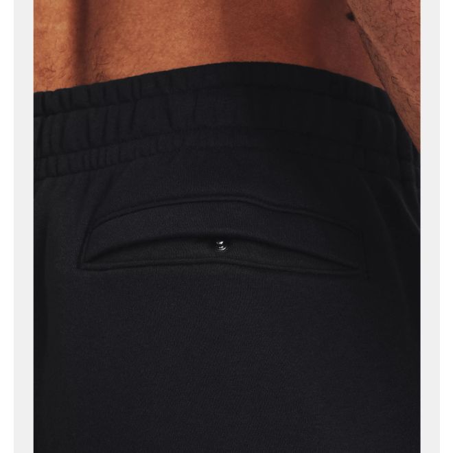 Afbeelding van Under Armour Herenjoggingbroek Essential Fleece Black White - 001