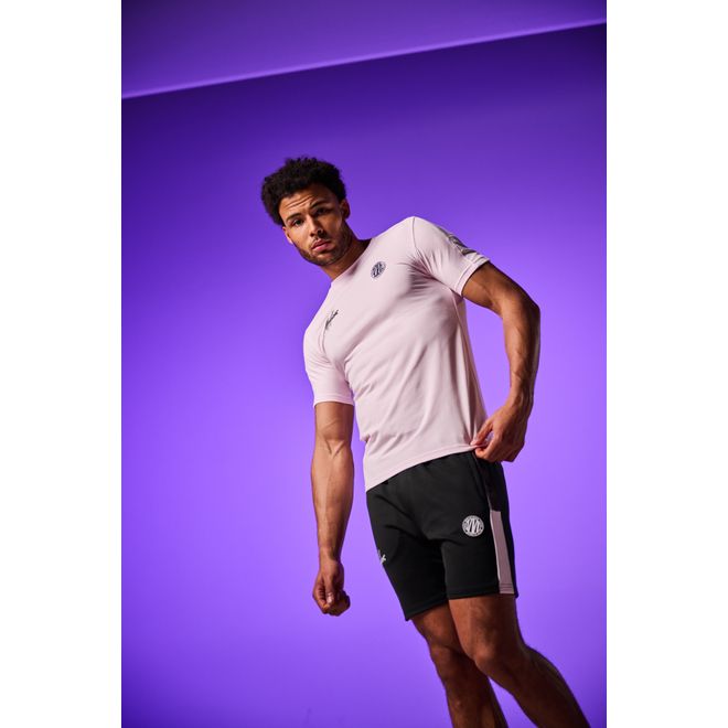 Afbeelding van Malelions Sport Transfer Short Black Pink