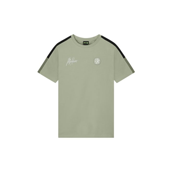 Afbeelding van Malelions Sport Transfer T-Shirt Moss Grey Black