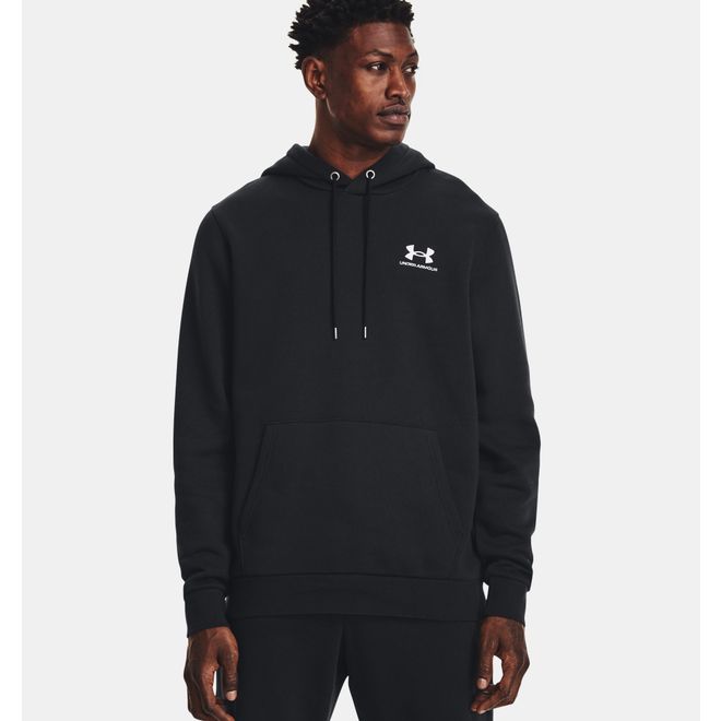 Afbeelding van Under Armour Herenhoodie Essential Fleece Black