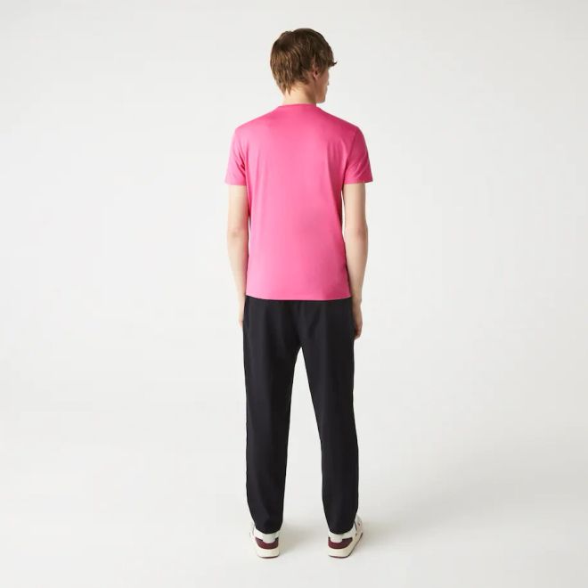 Afbeelding van Lacoste T-shirt met Ronde Hals Pink