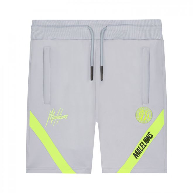Afbeelding van Malelions Sport Pre-Match T-Shirt + Short Set Black Grey