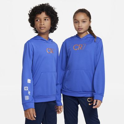 Foto van Nike CR7 Voetbalhoodie Kids Medium Blue
