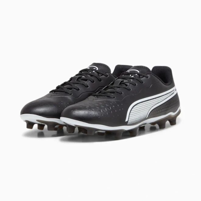 Afbeelding van Puma King Match FG Voetbalschoenen Black White