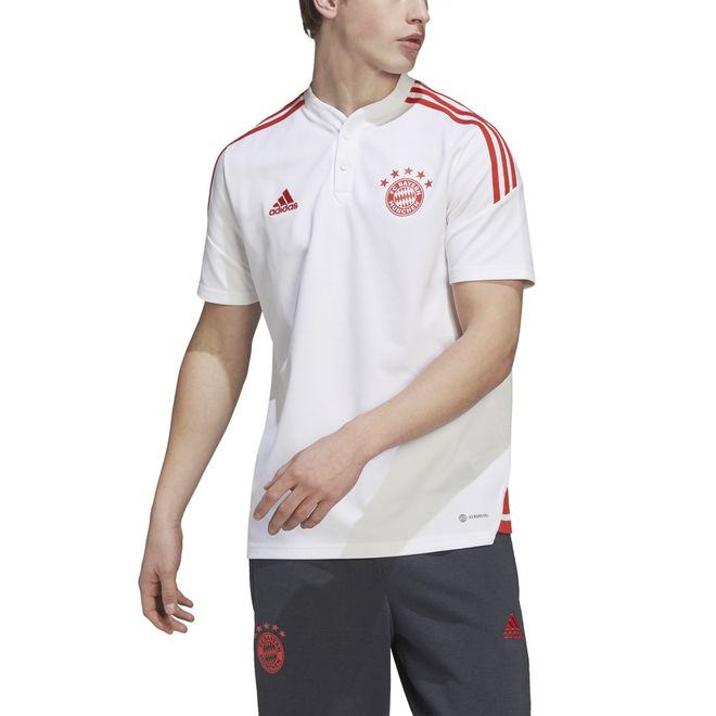 Afbeelding van FC Bayern München Condivo 22 Polo Set White
