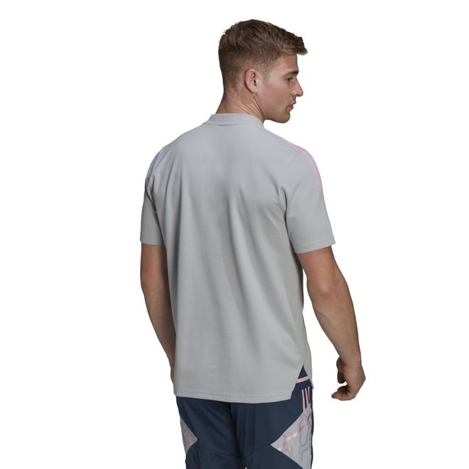 Afbeelding van Arsenal Condivo 22 Polo Set Clear Onix