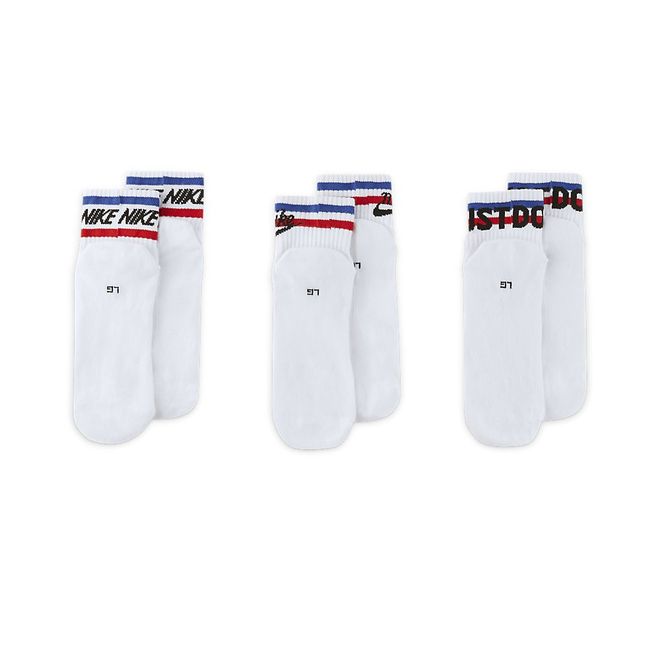 Afbeelding van Nike Everyday Essential Sokken 3 paar White