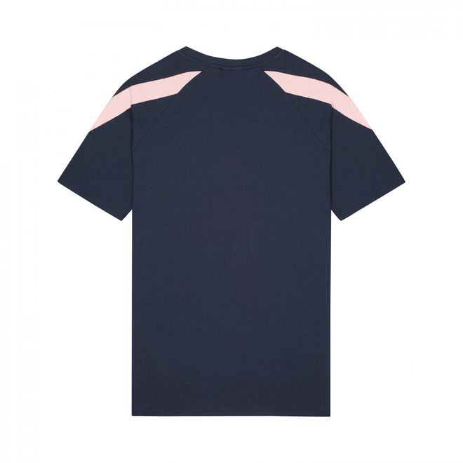 Afbeelding van Malelions Sport Pre-Match T-Shirt + Short Set Pink Navy
