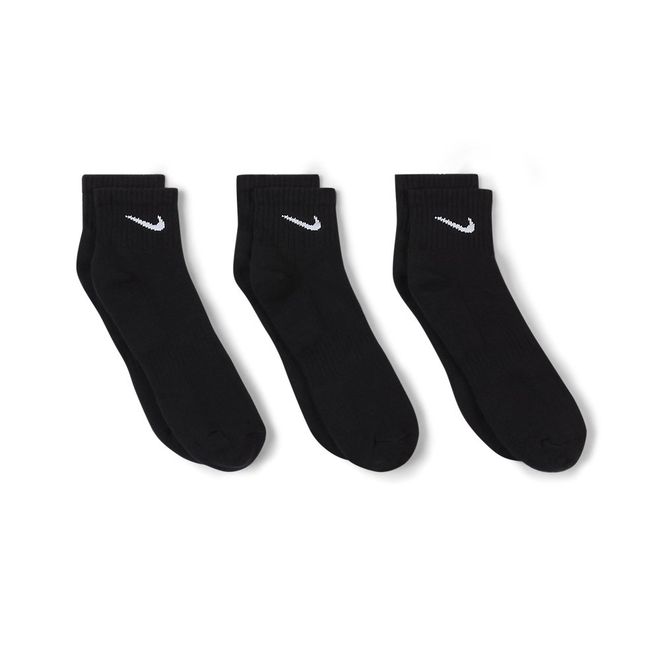 Afbeelding van Nike Everyday Cushioned Trainingsenkelsokken 3 paar Black